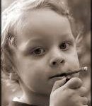 niño fumando